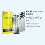 Accessoire ajusté au modèle exact – Verres Trempes et Protections Camera Arriere X2 Pour Samsung Galaxy S24