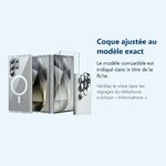 Accessoire ajusté au modèle exact – Coque Silicone Transparente Compatible Magsafe + Verres Trempes et Protections Camera Arr