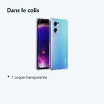 Contenu du colis – Coque Silicone Transparente Angles Renforces Pour Oppo Find X5 Lite