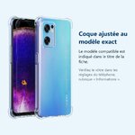 Accessoire ajusté au modèle exact – Coque Silicone Transparente Angles Renforces Pour Oppo Find X5 Lite
