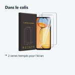 Contenu du colis – Verres Trempes X2 Pour Xiaomi Redmi 13C / Poco C65