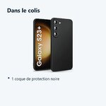 Contenu du colis – Coque Noir pour Samsung Galaxy S23 Plus (6,6 pouces)