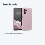 Contenu du colis – Coque Silicone Couleur Rose Pour Oppo A77 5G / A57 5G