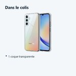Contenu du colis – Coque Transparente pour Samsung Galaxy A34 5G (6,6 pouces)