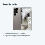 Contenu du colis – Verre Trempe et Protection Camera Arriere Pour Samsung Galaxy S24 Ultra