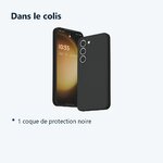 Contenu du colis – Coque Noir pour Samsung Galaxy S23 (6,1 pouces)