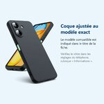 Accessoire ajusté au modèle exact – Coque Pour Xiaomi Redmi 13C / Poco C65 Silicone Noir