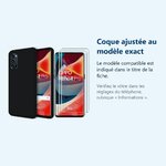 Accessoire ajusté au modèle exact – Coque Silicone Noire + 2 Verres Trempes Pour Oppo Reno 4 Pro 5G