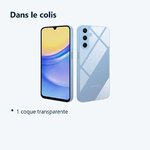 Contenu du colis – Coque Silicone Transparente Pour Samsung Galaxy A15