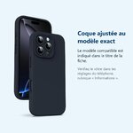 Accessoire ajusté au modèle exact – Coque Pour iPhone 16 Pro Silicone Noir