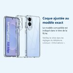 Accessoire ajusté au modèle exact – Coque Silicone Transparente Pour Samsung Galaxy S25 Edge