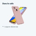 Contenu du colis – Coque Pour Xiaomi Redmi 10C Silicone Rose