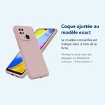 Accessoire ajusté au modèle exact – Coque Pour Xiaomi Redmi 10C Silicone Rose