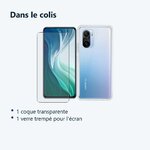 Contenu du colis – Coque Silicone Transparente + Verre Trempe Pour Xiaomi Mi 11i