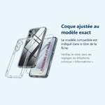 Accessoire ajusté au modèle exact – Coque Pour Samsung Galaxy S25 Plus Silicone Transparente Angles Renforces + Verre Trempe