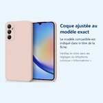 Accessoire ajusté au modèle exact – Coque Rose pour Samsung Galaxy A34 5G (6,6 pouces)