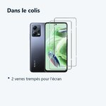 Contenu du colis – Verres Trempes X2 Pour Xiaomi Redmi Note 12 5G