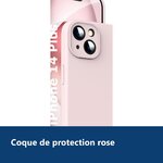 Vue de détail – Coque Rose pour iPhone 14 Plus (6,7 pouces)