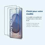 Accessoire ajusté au modèle exact – Verres Trempes X2 Pour Samsung Galaxy S25 Ultra