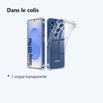 Contenu du colis – Coque Pour Samsung Galaxy S25 Plus Silicone Transparente Angles Renforces