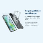 Accessoire ajusté au modèle exact – Coque Silicone Transparente + 2 Vitres Protection Ecran Pour Apple iPhone 14 Plus