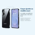 Accessoire ajusté au modèle exact – Coque Silicone Transparente + 2 Verres Trempes Pour Samsung Galaxy S25 Edge