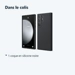 Contenu du colis – Coque Pour Samsung Galaxy S24 Ultra Silicone Noir