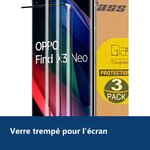 Vue de détail – Verres Trempe X3 Pour Oppo Find X3 Neo