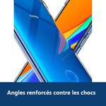 Vue de détail – Coque Silicone Transparente Angles Renforces Pour Xiaomi Redmi 9C / 9C NFC