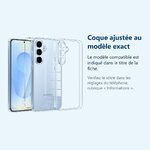 Accessoire ajusté au modèle exact – Coque Silicone Transparente + Verre Trempe Pour Samsung Galaxy S25