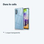 Contenu du colis – Coque Silicone Transparente Angles Renforces Pour Samsung A53 5G