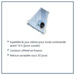 Expédition le jour même, livraison offerte, retours sous 30 jours – Coque Silicone Transparente Quatre Coins Renforces Pour