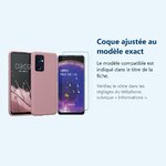 Accessoire ajusté au modèle exact – Coque Silicone Rose + Verre Trempe Pour Oppo Find X5 Lite