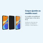 Accessoire ajusté au modèle exact – Coque Silicone Couleur Noir + Verre Trempe Pour Xiaomi Redmi 9C / 9C NFC