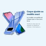 Accessoire ajusté au modèle exact – Coque Silicone Transparente Angles Renforces Pour Google Pixel 10