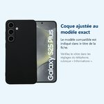 Accessoire ajusté au modèle exact – Coque Pour Samsung Galaxy S25 Plus Silicone Noir