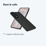 Contenu du colis – Coque Pour Samsung Galaxy S25 Edge Silicone Noir