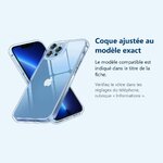 Accessoire ajusté au modèle exact – Coque Transparente pour iPhone 13 Pro (6,1 pouces)