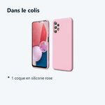 Contenu du colis – Coque Silicone Rose Pour Samsung A13 5G