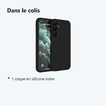 Contenu du colis – Coque Pour Samsung Galaxy S25 FE Silicone Noir