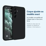 Accessoire ajusté au modèle exact – Coque Pour Samsung Galaxy S25 FE Silicone Noir