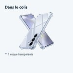 Contenu du colis – Coque Pour Samsung Galaxy S26 Silicone Transparente Angles Renforces