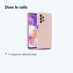Contenu du colis – Coque Silicone Rose Pour Samsung A23 5G