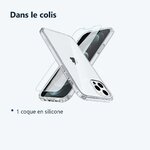 Contenu du colis – Coque Silicone + Vitre Protection Ecran Pour Apple iPhone 12 PRO MAX