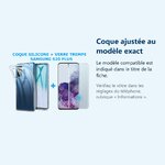 Accessoire ajusté au modèle exact – COQUE SILICONE + VERRE TREMPE POUR SAMSUNG S20 PLUS