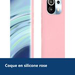 Vue de détail – Coque Silicone Rose Pour Xiaomi Mi 11