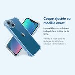 Accessoire ajusté au modèle exact – Coque antichoc pour iPhone 13 Mini (5,4 pouces) et Verre Trempé Film Protection Ecran