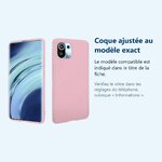 Accessoire ajusté au modèle exact – Coque Silicone Rose Pour Xiaomi Mi 11i