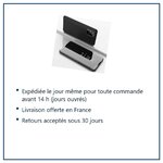 Expédition le jour même, livraison offerte, retours sous 30 jours – Coque Etui Rabat Miroir Noir pour Samsung S20