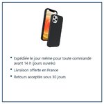 Expédition le jour même, livraison offerte, retours sous 30 jours – Coque Silicone Noire Pour iPhone 12 / iPhone 12 Pro